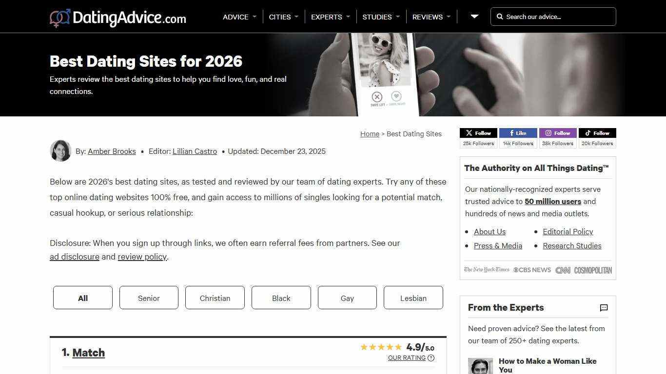 8 Best Dating Sites (2026) - 100% Free